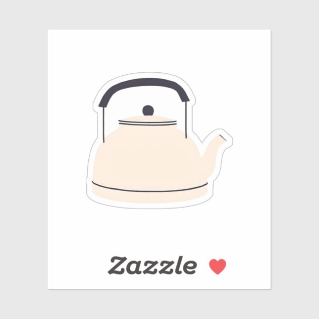 Tea Kettle Sticker (Sheet)