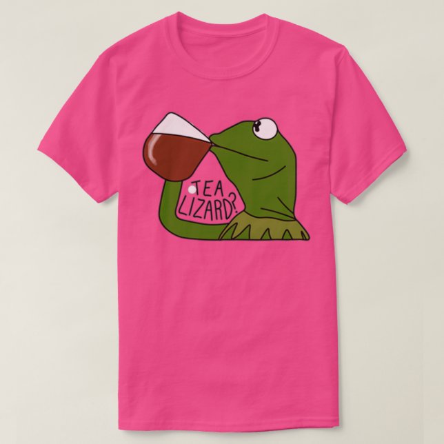 Tea Lizard T-Shirt (Design Front)