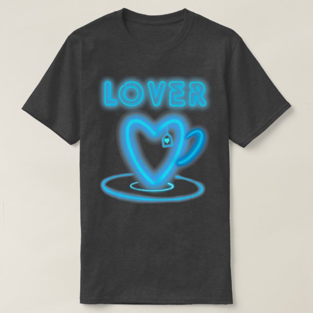 Tea lover neon T-Shirt (Design Front)