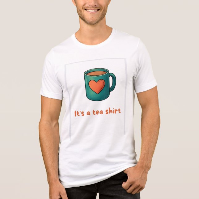 tea lover quote t shirt design (Front)