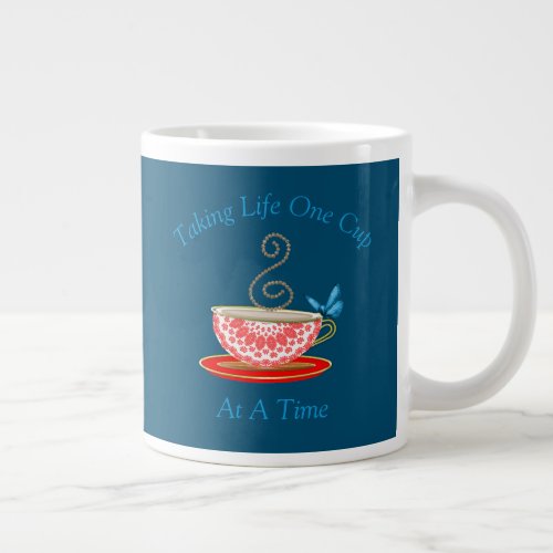 Tea Lovers Cute Personalized Giant Coffee Mug