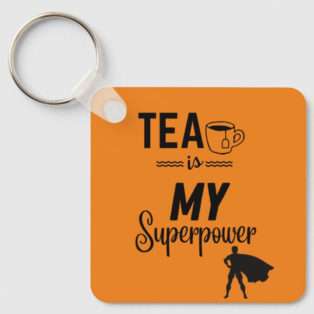 Tea Lovers Keychain (Front)