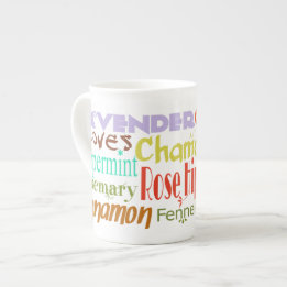 Tea Lovers Natural Herbs & Spices Bone China Mug