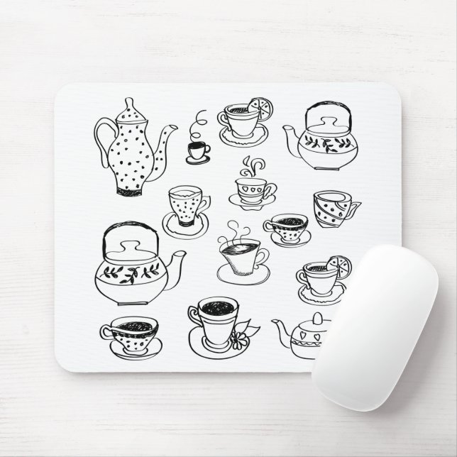 Tea Mouse Pad (With Mouse)