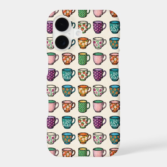 Tea Mugs iPhone Case (Back)
