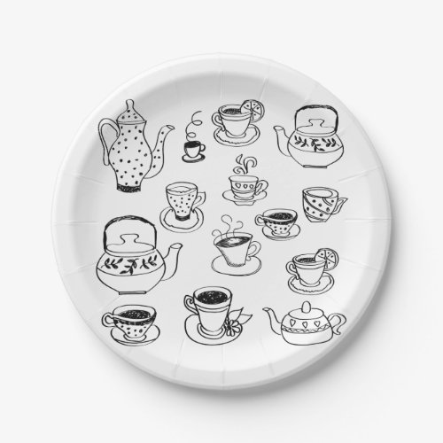 Tea Paper Plates