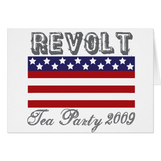 tea party 2009 card