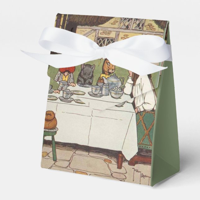 Tea Party 3 Favor Boxes (Front Side)