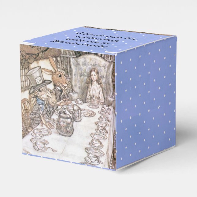 Tea Party 6 Favor Boxes (Front Side)