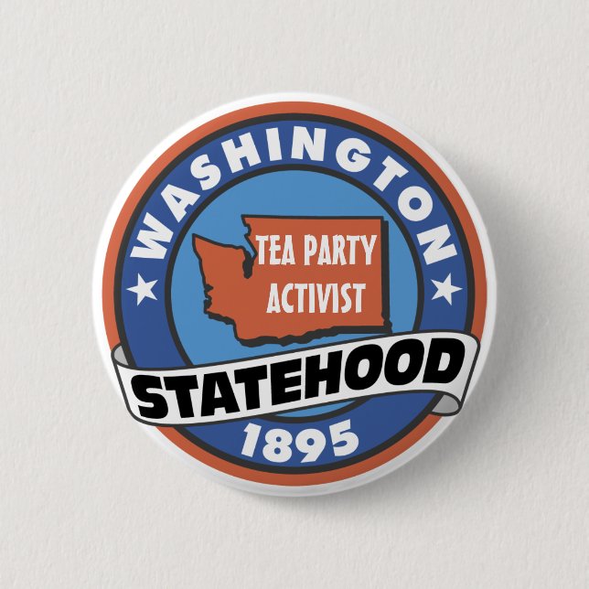 TEA PARTY ACTIVIST BUTTON (Front)