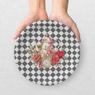 Tea Party Alice In Wonderland Girls Birthday Paper Plates