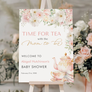Tea Party Baby Shower - 18x24 Foam Board