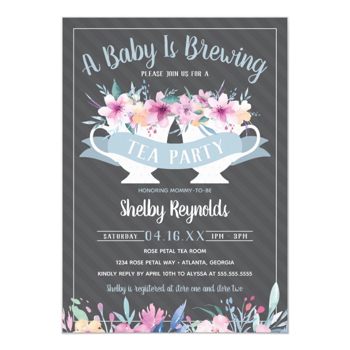 tea party baby shower