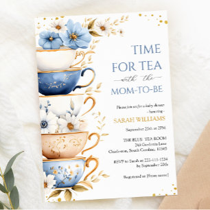 Tea Party Baby Shower Invitation
