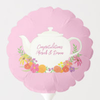 Pastel Teacups & Pink Rose pink pretty tea lady teacup teapot tea party