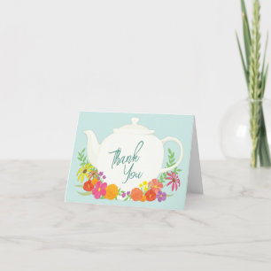 Tea Party Baby Shower Thank You