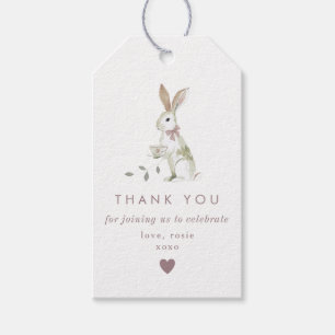 Tea Party Baby Shower Thank You Favor Gift Tags
