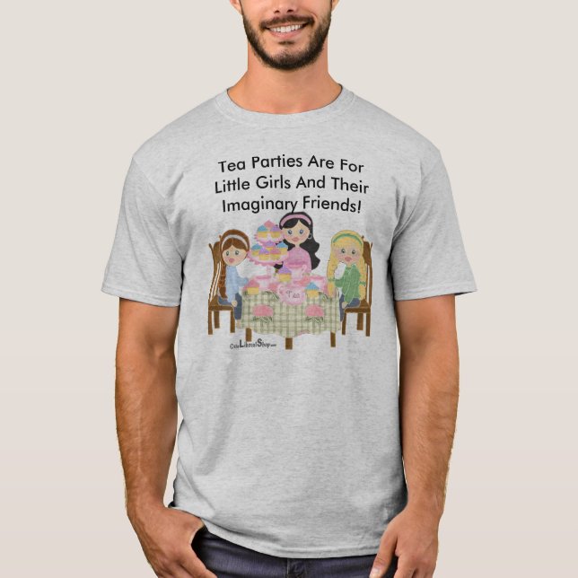 Tea Party Basic T-Shirt (Front)