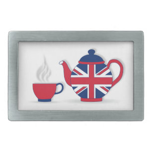 Tea Party Belt Buckle