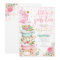 Tea Party Birthday Girl Pink & Gold Floral Par-tea