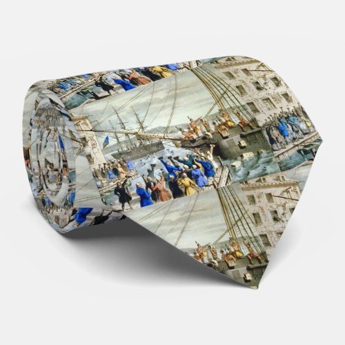 Tea Party Boston 1773 Neck Tie