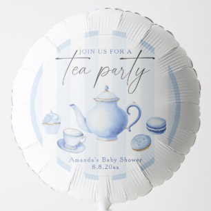 Tea Party Boy Baby shower Balloon