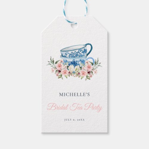 Tea Party Bridal Shower Gift Tags