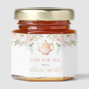 Tea Party Bridal Shower Honey Jar Favors