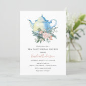 Tea Party Bridal Shower invitation (Standing Front)
