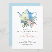Tea Party Bridal Shower invitation (Front/Back)