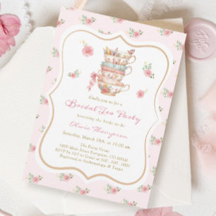 Tea Party Bridal Shower Invitation