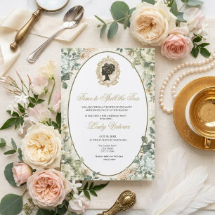 Tea Party Bridal Shower Time to Spill the Tea Invitation