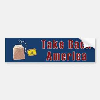Tea Party Bumper Stick Sticker
