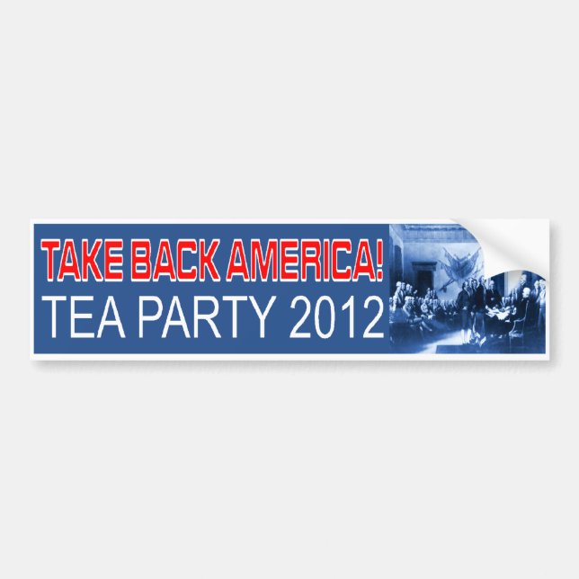 Tea Party Bumper Sticker (Front)