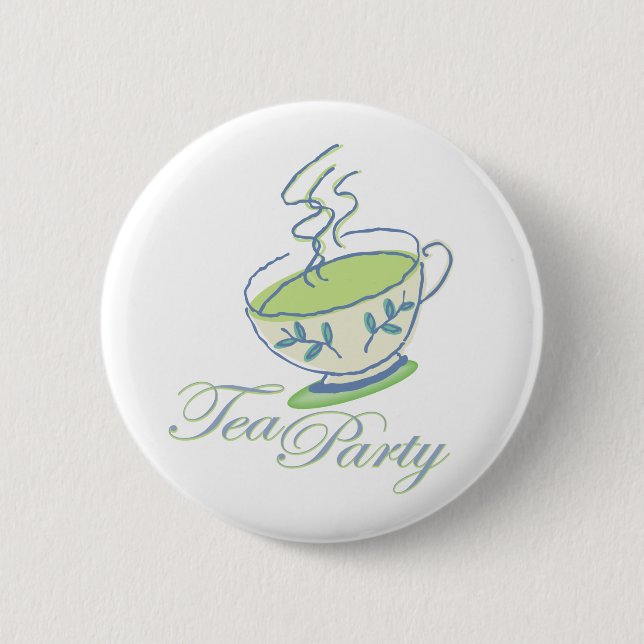 Tea Party Button (Front)
