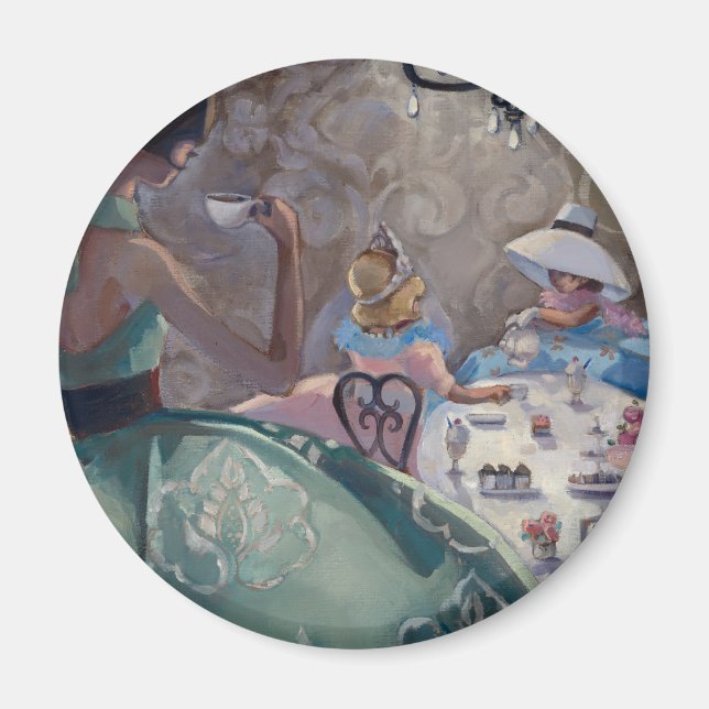 Tea Party by Trish Biddle Magnet (Front)
