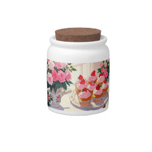 Tea party Candy Jar