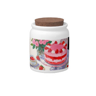 Tea party Candy Jar