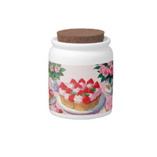 Tea party Candy Jar