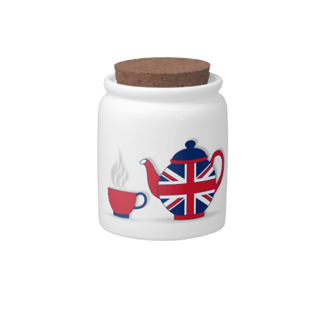 Tea Party Candy Jar (Front)