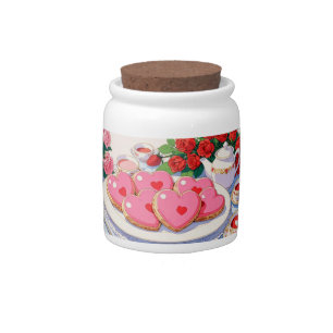Tea party Candy Jar