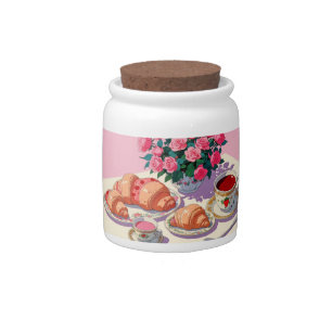 Tea party Candy Jar