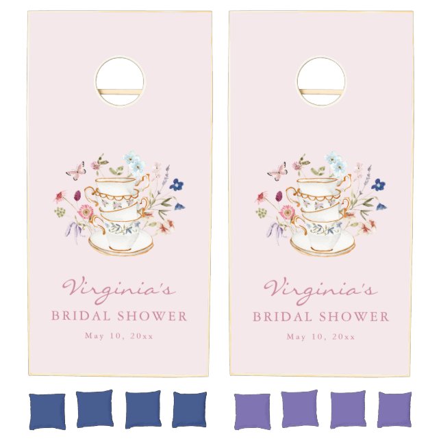 Tea Party Cornhole Set (Set)
