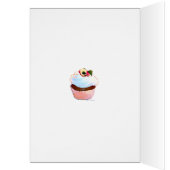 Tea Party Cupcake Design Cards (Inside (Left))