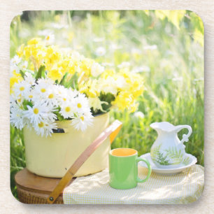 Tea Party & Daisies Coasters (Set of 6)