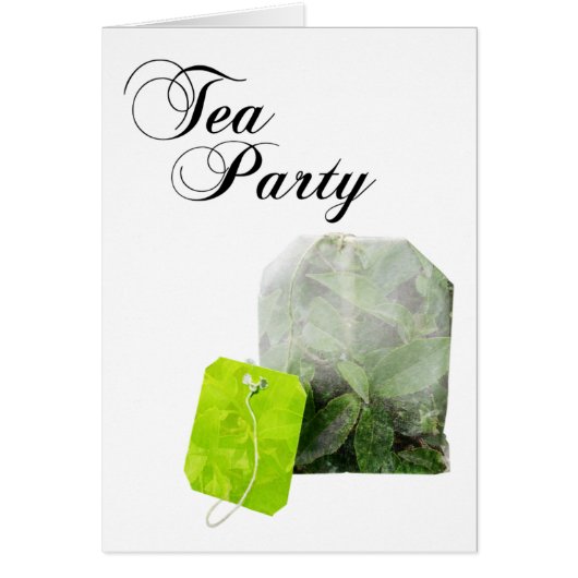 tea party double exposure cards (Front)