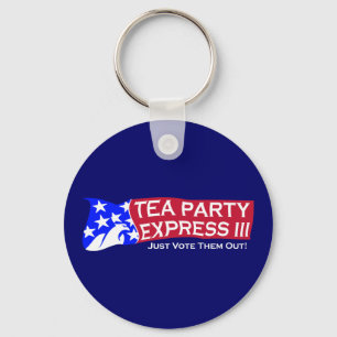 Tea Party Express III Keychain