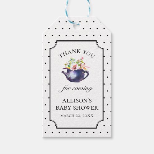 Tea Party Favor Tag