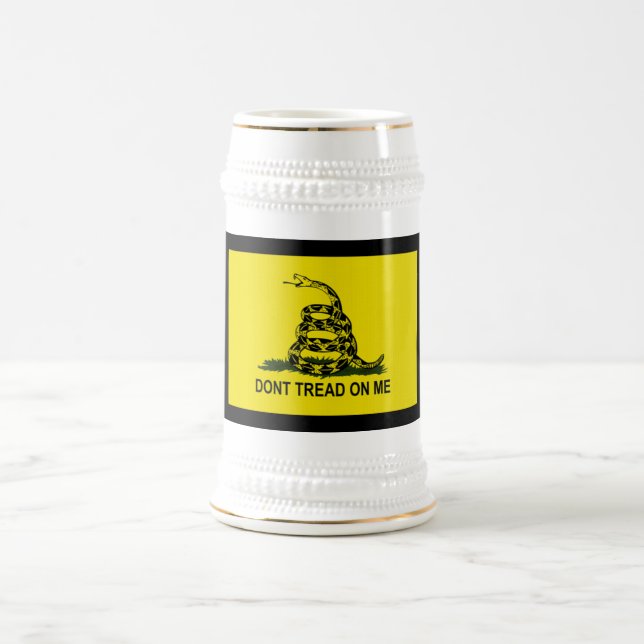 Tea Party Flag Beer Stein (Center)
