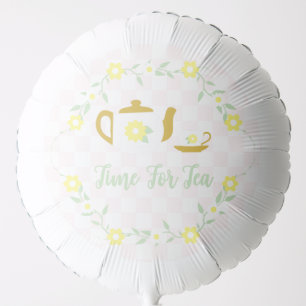 Tea Party Floral Baby Shower Balloon